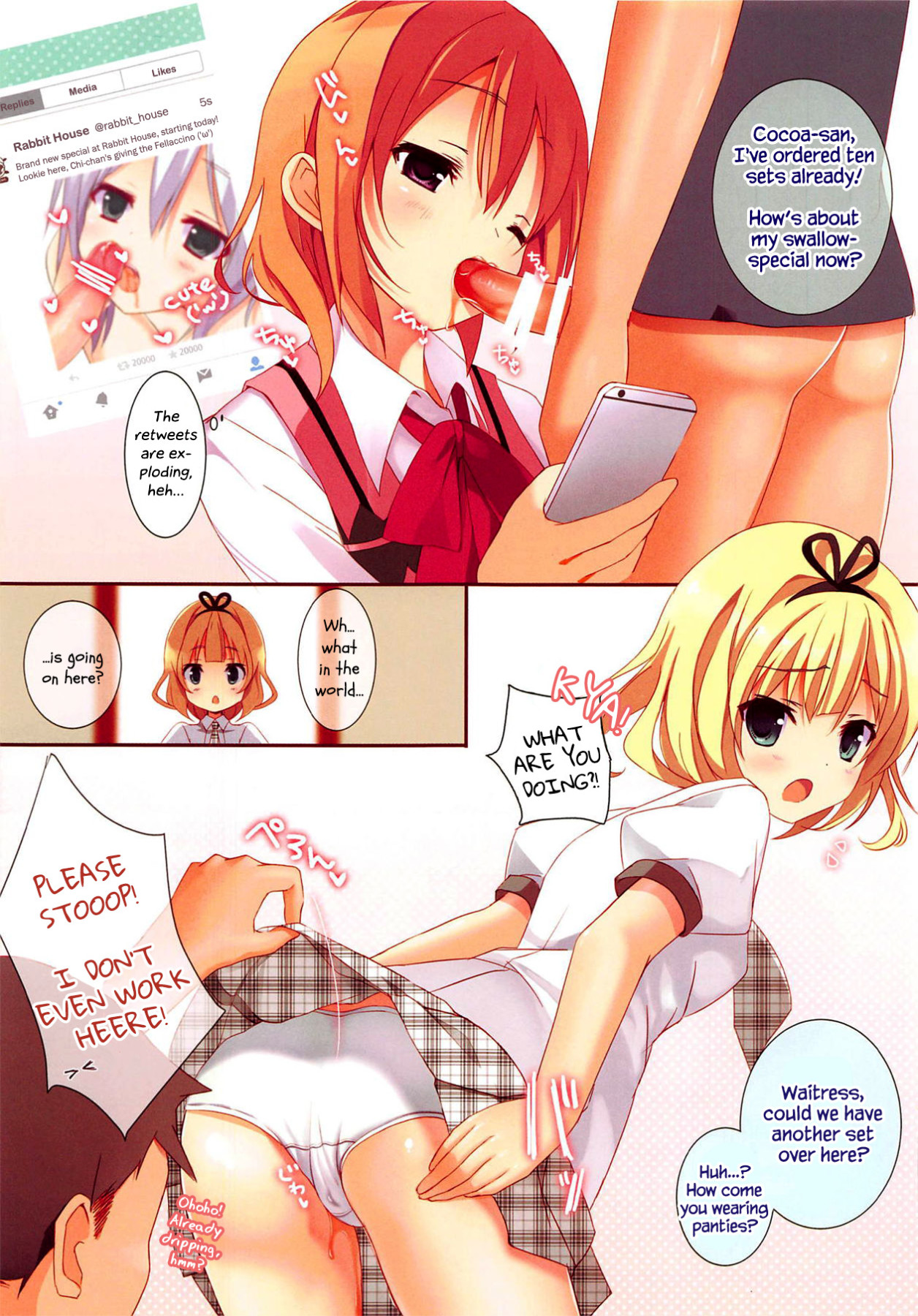 Hentai Manga Comic-Mechashiko GochiUsa Assort-Read-8